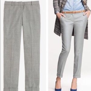 J Crew Cafe Capri Wool Pants. Size 2